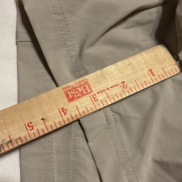 Avalanche Size Small High waisted outdoor athletic shorts tan - Picture 5 of 11